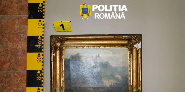 Picturi furate din Italia Foto: Poliția Română 