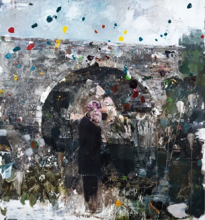 Tabloul “The Death of Charles Darwin” de Adrian Ghenie