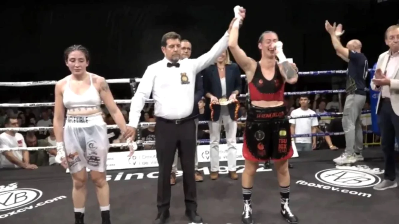 Ioana Fecioru a izbucnit în lacrimi după ce a devenit campioana Spaniei la box. Captură TV
