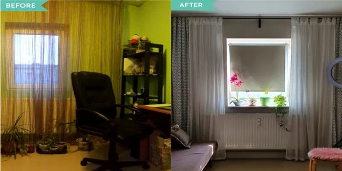 Before and after renovare Tineretului (1)