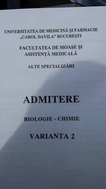subiecte medicina dentara