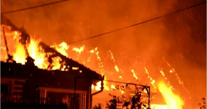 brasov incendiu casa