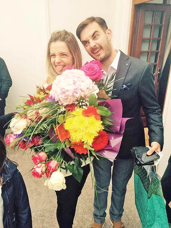 Victoria şi Conrad s-au întâlnit la Facultatea de Teatru