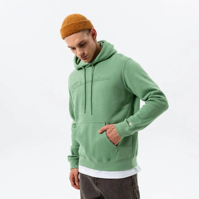 champion bluza cu gluga hooded sweatshirt barbati bluze kaki 218282gs088 jpg