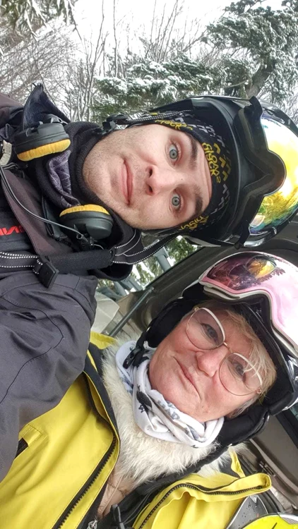 Monica Tatoiu şi fiul ei