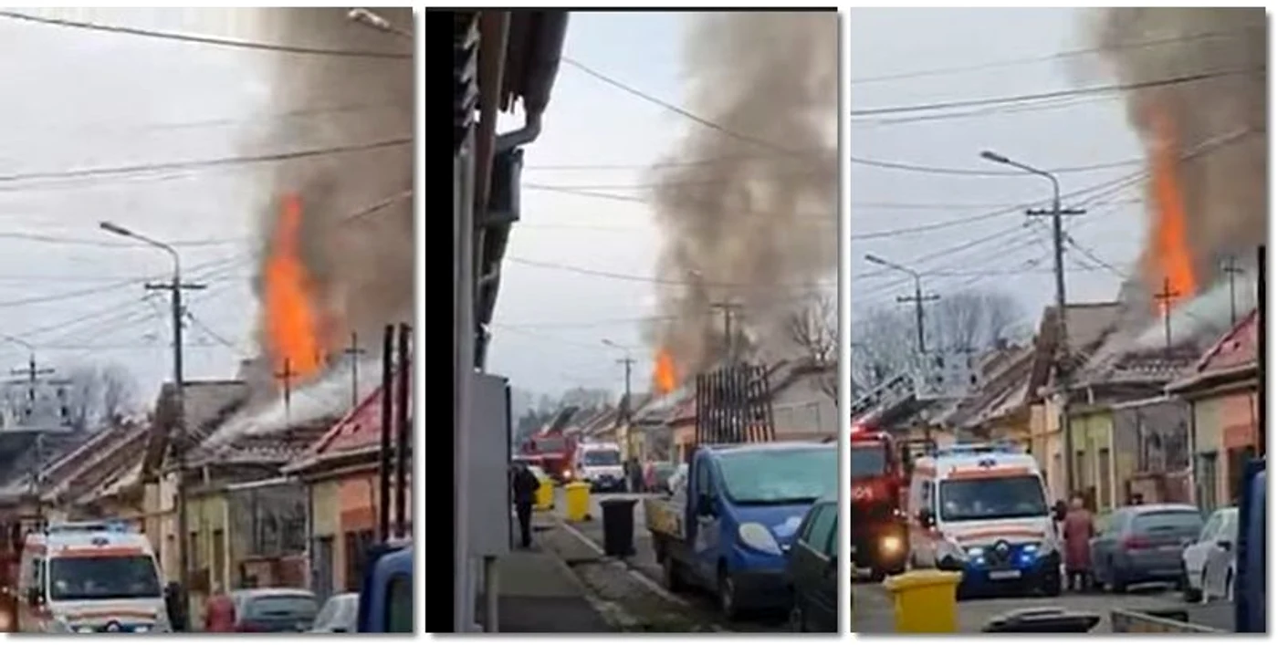 
    Incendiul a izbucnit la o casă din Lugojfoto: captură YouTube  