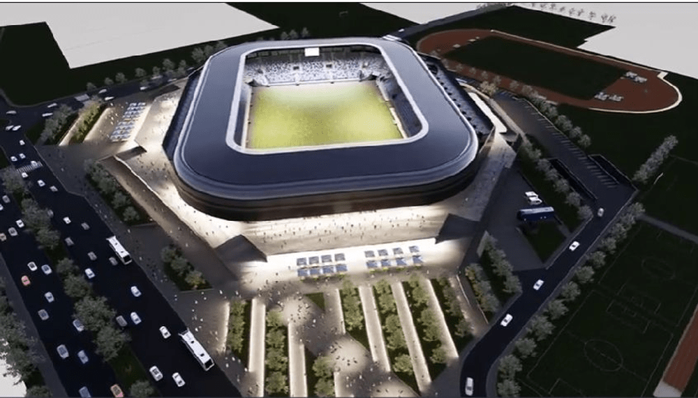 Guvernul aprobă 100 de milioane euro pentru noul stadion „Nicolae Dobrin” din Pitești. Cum va arăta VIDEO