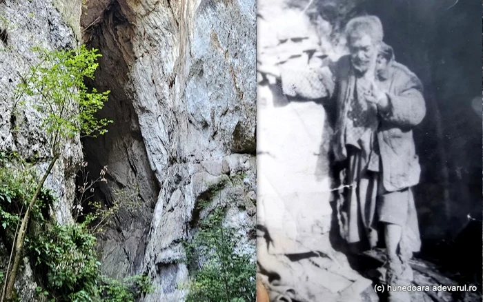 Iancu din peșteră. Foto: ADEVĂRUL