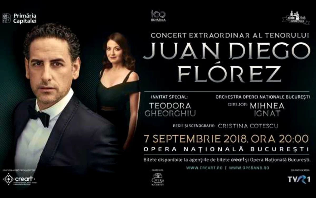 Juan Diego Flórez la Bucureşti