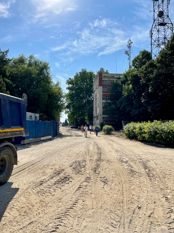 calarasi santier centrul vechi FOTO faceb/M.D.