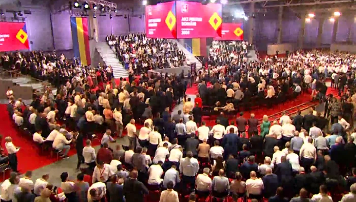 Imagine de la congresul PSD FOTO captură video