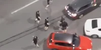 bataie in trafic in ploiesti foto captura video png