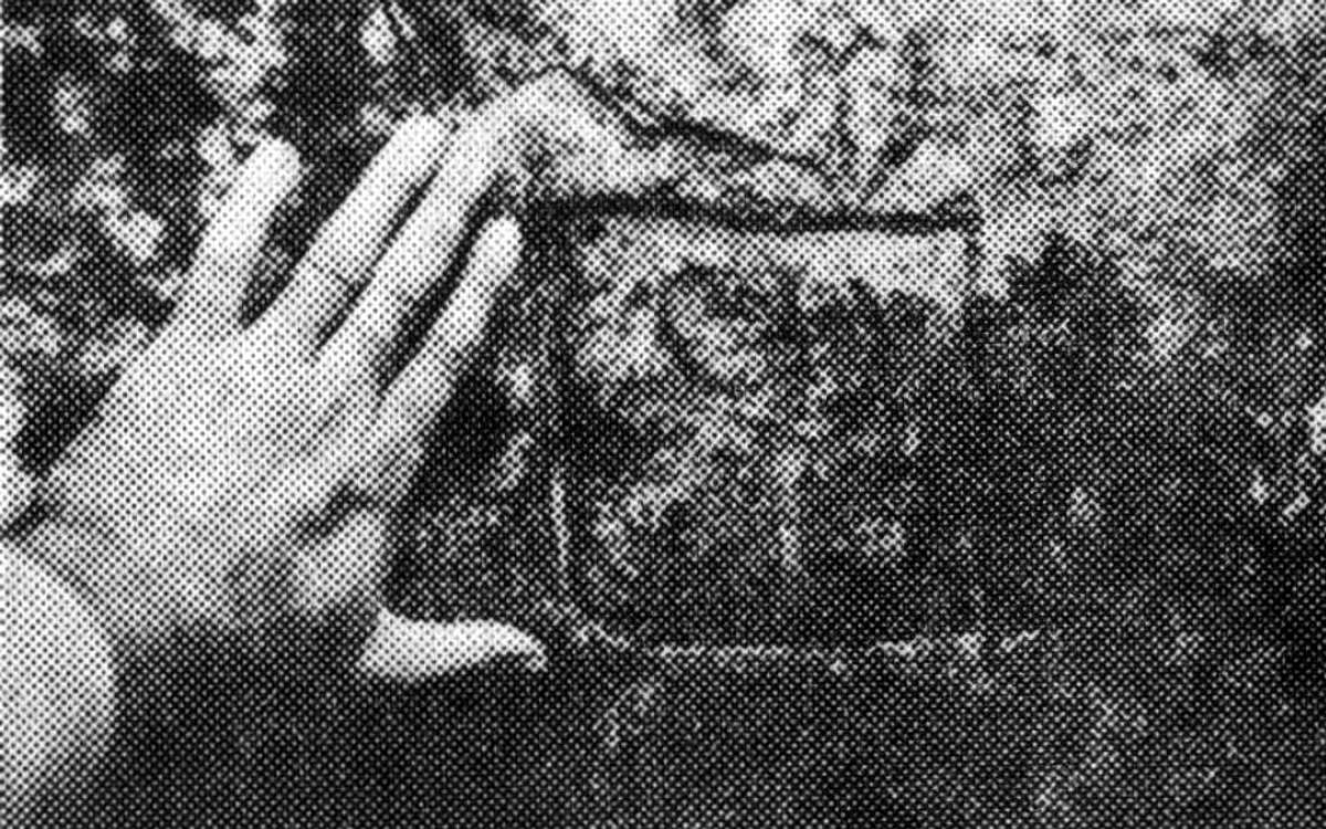 Imaginea controversată de pe o firidă a carierei. Sursa: studiul arheologilor din 1999