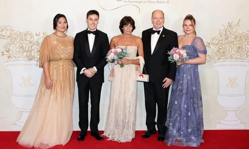 Albert și Stephanie de Monaco foto FB jpg