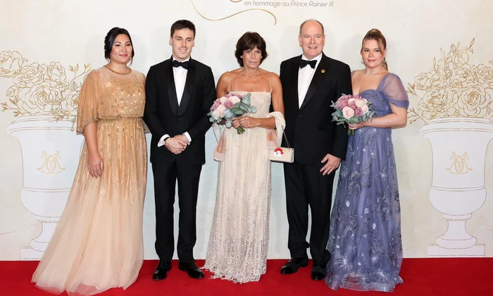 Albert și Stephanie de Monaco foto FB jpg