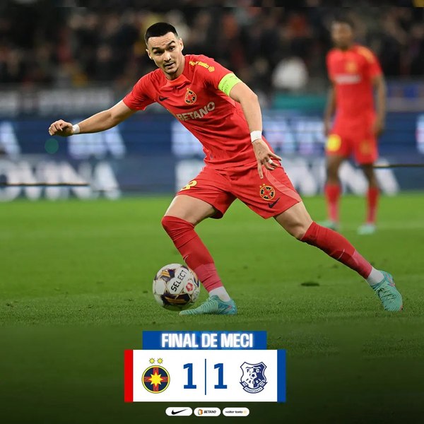 FCSB, remiză cu Farul Constanţa (1-1) în Superligă