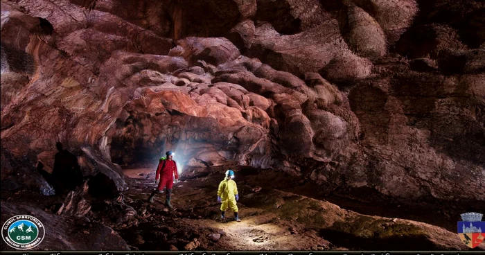 Imagine din Peştera Cioclovina. FOTO: Clublul sporturilor montane Hunedoara.