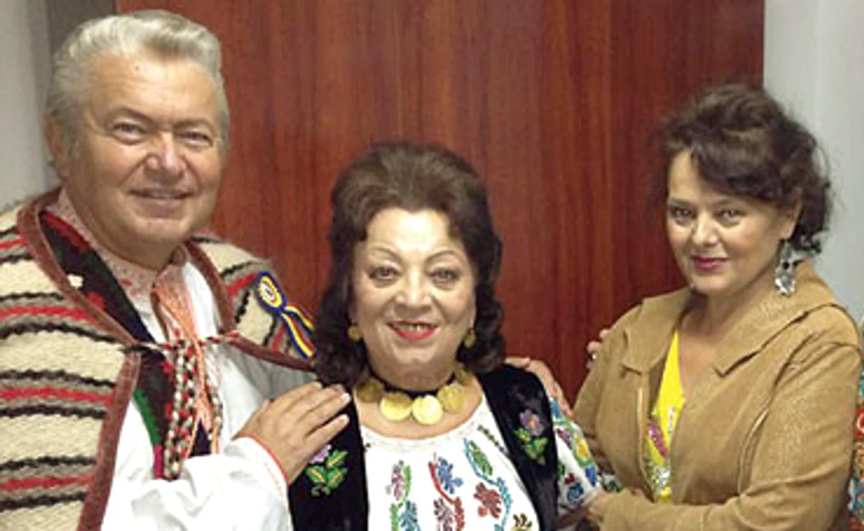 Gheorghe Turda, alături de doamna lui, Lucia, şi de Maria Ciobanu