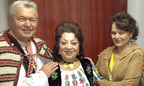 Gheorghe Turda, alături de doamna lui, Lucia, şi de Maria Ciobanu jpeg