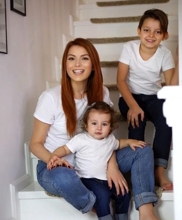 Elena Gheorghe, o mămică fericită