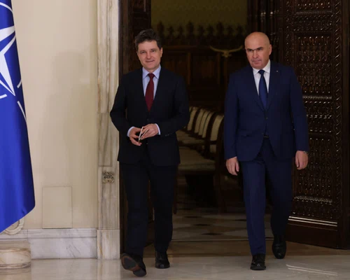 Nicusor Dan Ilie Bolojan, noul premier al Romaniei  Foto Inquam Photos George Calin (7) jpg