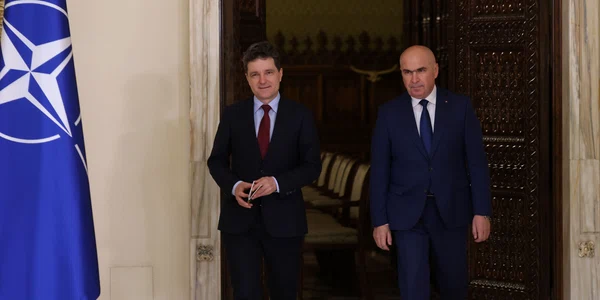 Nicusor Dan Ilie Bolojan, noul premier al Romaniei Foto Inquam Photos George Calin (7) jpg