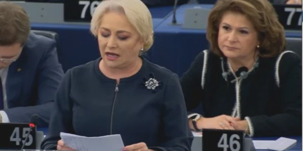 Viorica Dancila in Parlamentul European.