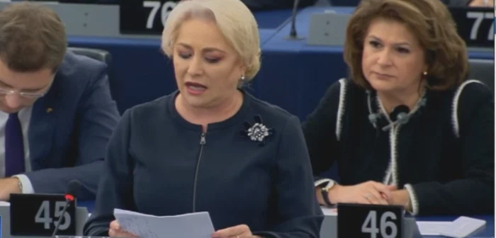 Viorica Dancila in Parlamentul European.