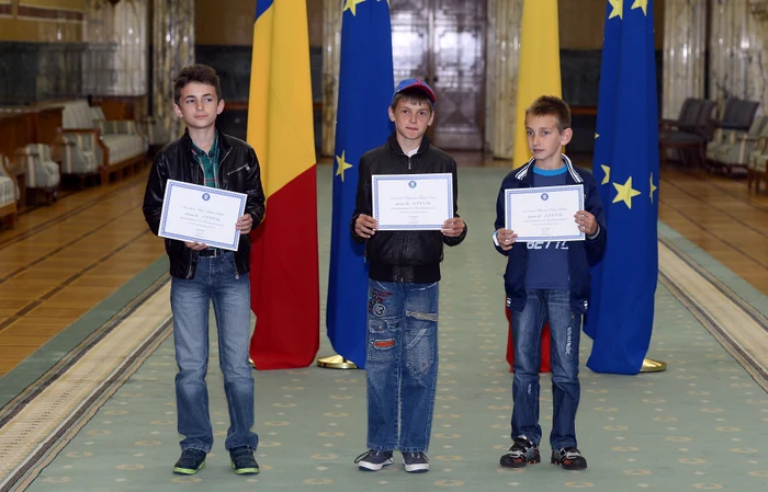 Băieţii au găsit monedele într-o vizuină de vulpe (Foto: Mediafax)