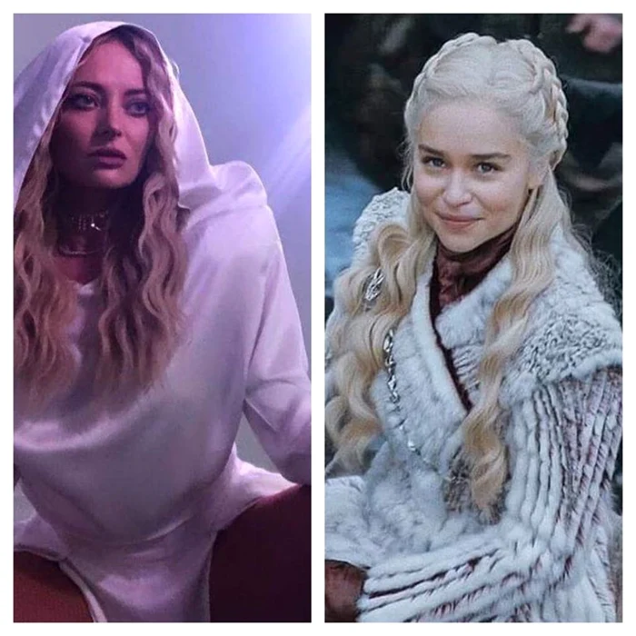 După apariţia din concert Delia a fost comparată de fani cu Daenerys Targaryen, "mama dragonilor" din Game of Thrones