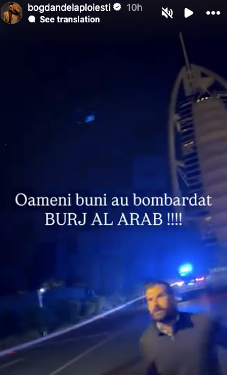 Bogdan de la Ploiești se află în Dubai / Foto: Instagram