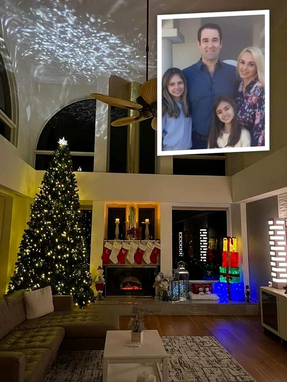 Adelina Pestrițu și-a împodobit bradul într-un mod atipicFoto: arhiva personală
