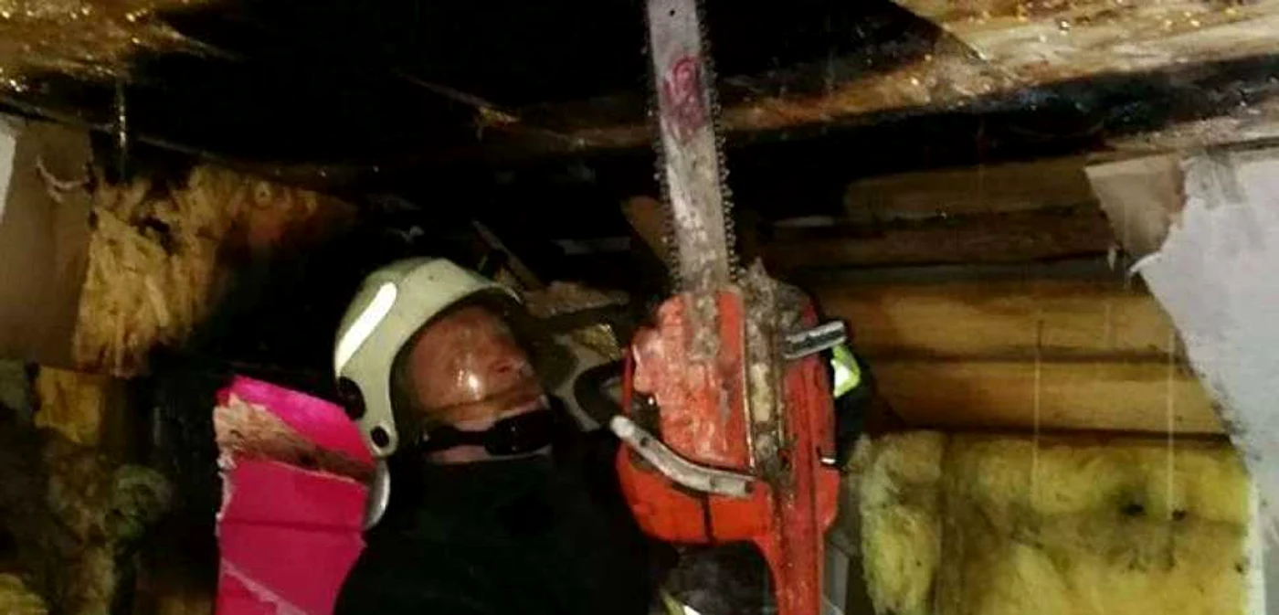 Incendiu Gura Humorului. FOTO ISU Suceava