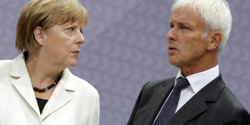 Angela Merkel si Matthias Mueller