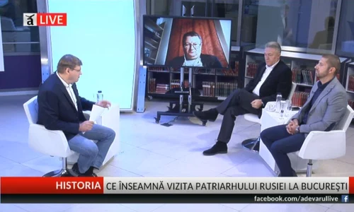 VIDEO / Dezbaterea „Historia: Ce înseamnă vizita Patriarhului Rusiei la București? O sută de ani de la Revoluția bolșevică jpeg