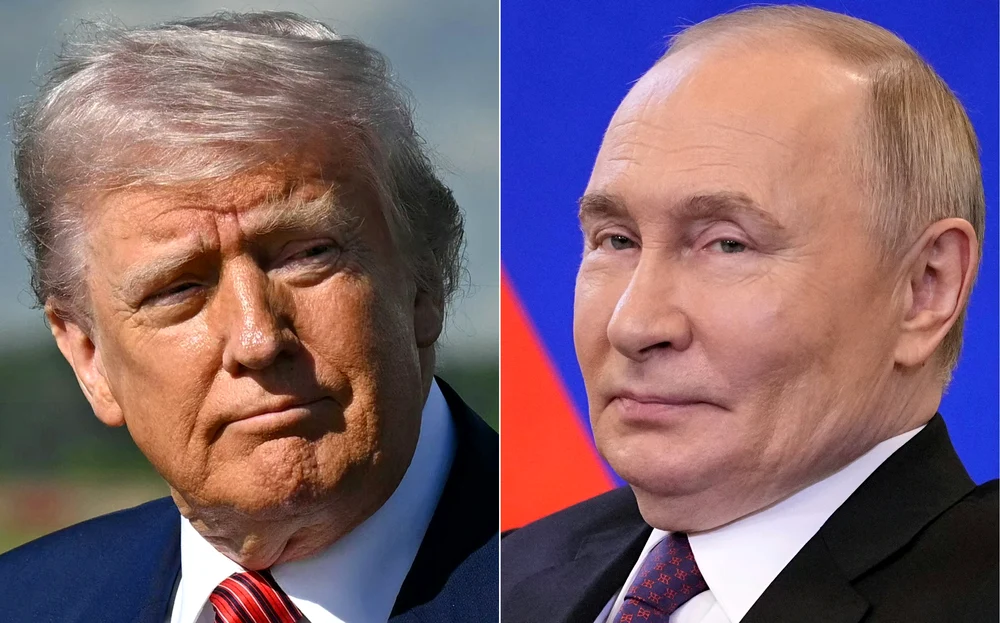 Donald Trump și Vladimir Putin FOTO: AFP
