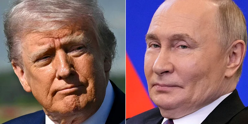 Vladimir Putin si Donald Trump FOTO AFP