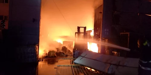 Incineratorul de deseuri periculoase de la Brazi cuprins de flcărăi