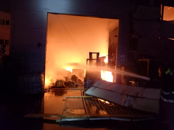 Incineratorul de deseuri periculoase de la Brazi cuprins de flcărăi