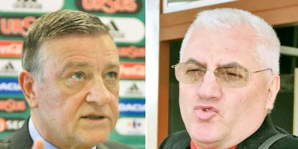 Mircea Sandu, preşedinte FRF şi Dumitru Dragomir, şeful LPF