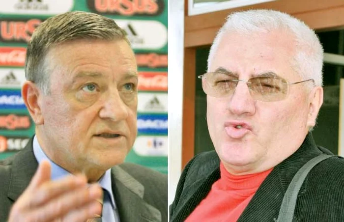 Mircea Sandu, preşedinte FRF şi Dumitru Dragomir, şeful LPF