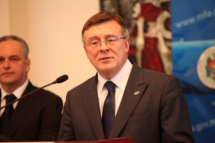 Ministrul Afacerilor Externe de la Kiev, Leonid Kojara. FOTO Dumitru Goncear