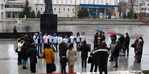 Marşul a avut loc în Piaţa Civică din Vaslui FOTO