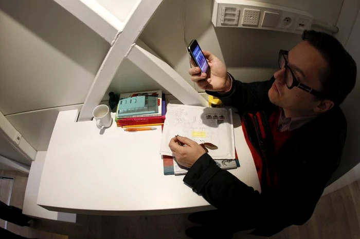 Casa scriitorului Edgar Keret din Varşovia este cea mai îngustă din lume. (Foto: Reuters)