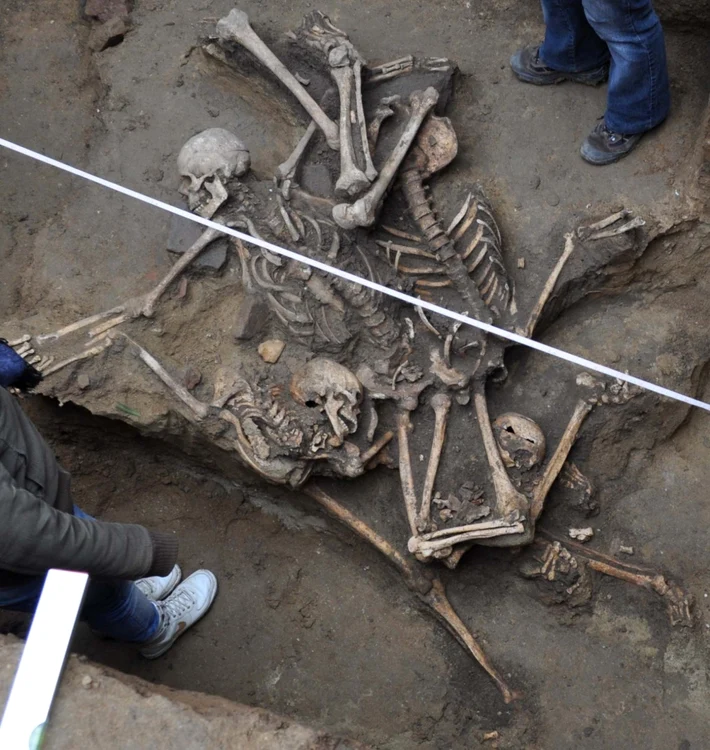 Cele trei cadavre ale ienicerilor otomani FOTO Forbes, prin amabilitatea domului Mihai Constantinescu