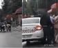 Gol puşcă pe străzile din Râmnicu Vâlcea a lovit un poliţist şi a fost încătuşat Foto colaj