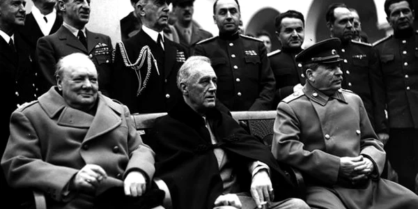 Yalta 1945 Churchill Roosevelt Stalin Sursa fdrlibrary.org