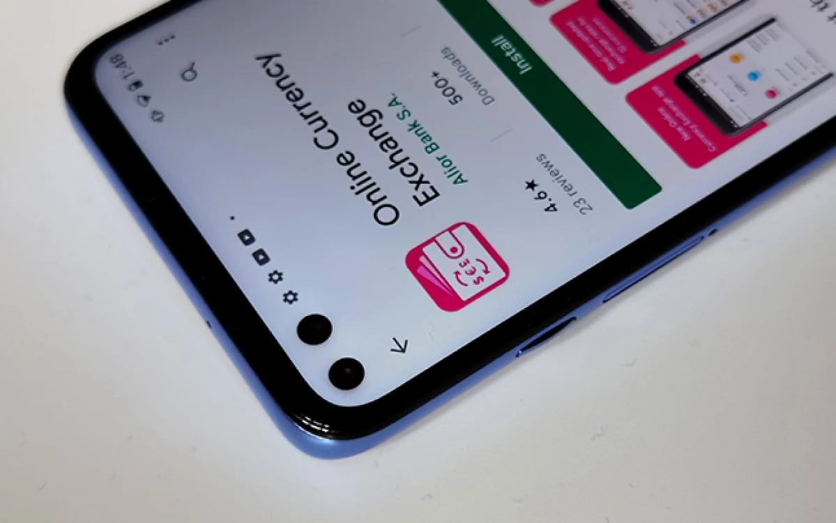 Aplicaţia Telekom Bank, Schimb Valutar Online - Online Currency Exchange.
