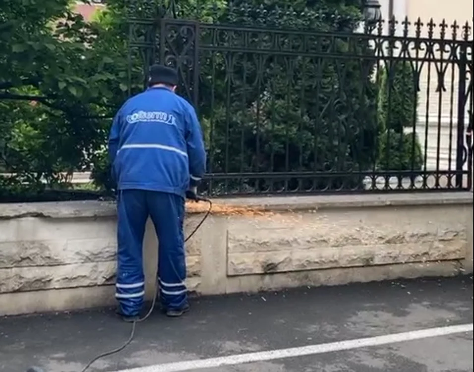 Demolare pe strada Cezar FOTO captură video
