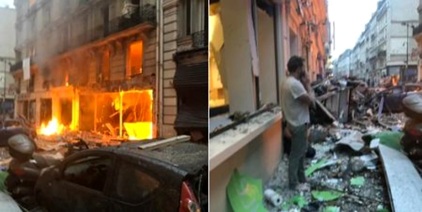Explozia de la brutăria din Paris a fost una puternică